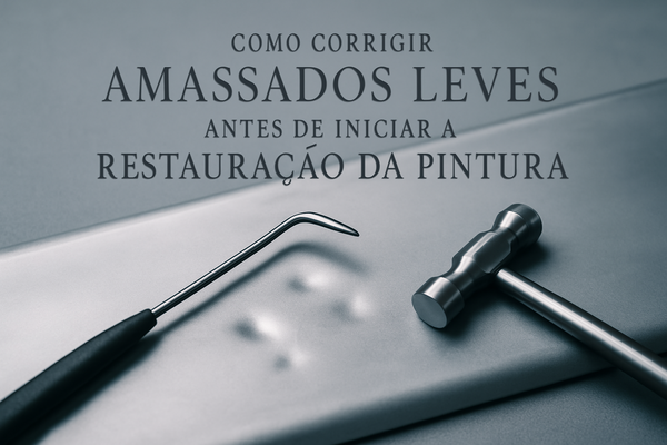 Como corrigir amassados leves antes de iniciar a restauração da pintura