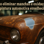 Como eliminar manchas e oxidação em pintura automotiva envelhecida
