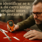 Como identificar se a tinta do carro antigo é original antes de restaurar