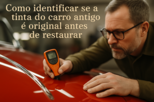 Como identificar se a tinta do carro antigo é original antes de restaurar