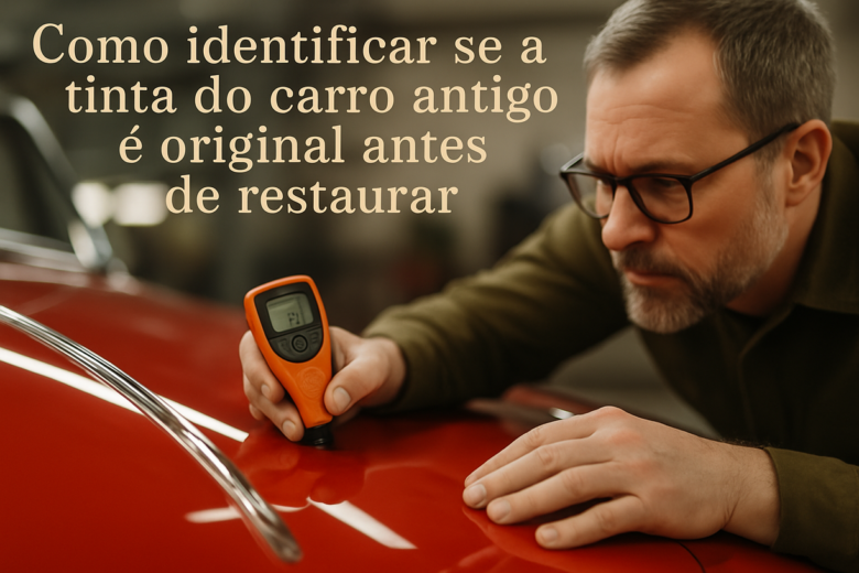 Como identificar se a tinta do carro antigo é original antes de restaurar