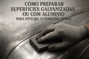 Como preparar superfícies galvanizadas ou com alumínio para pintura automotiva antiga
