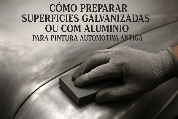 Como preparar superfícies galvanizadas ou com alumínio para pintura automotiva antiga