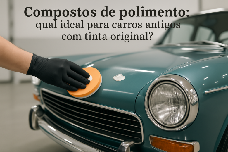 Compostos de polimento qual ideal para carros antigos com tinta original