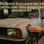 Melhores lixas para uso em carros com tinta desgastada dos anos 80