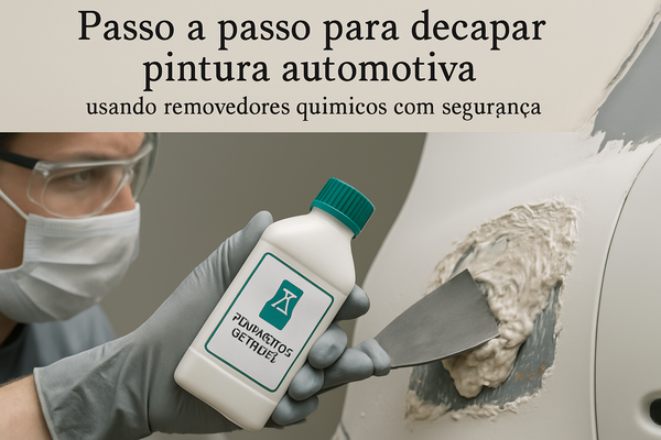 Passo a passo para decapar pintura automotiva usando removedores químicos com segurança
