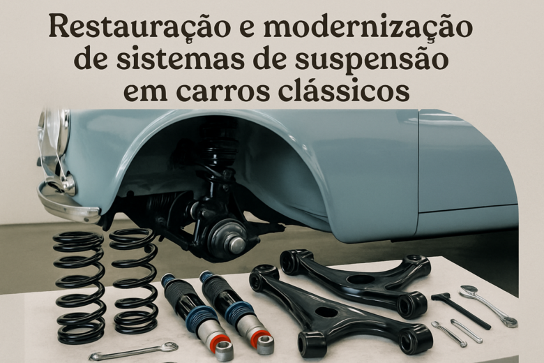 Restauração e modernização de sistemas de suspensão em carros clássicos