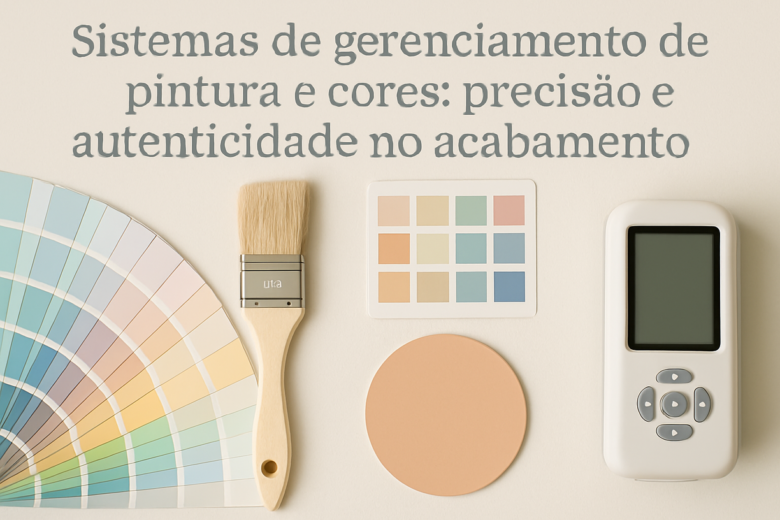 Sistemas de gerenciamento de pintura e cores precisão e autenticidade no acabamento
