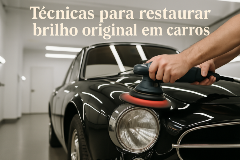 Técnicas para restaurar brilho original em carros com tinta nitrocelulósica